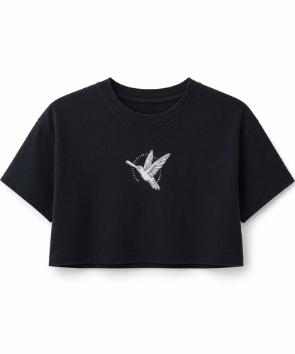 Camisa Crop Top Colibrí OG